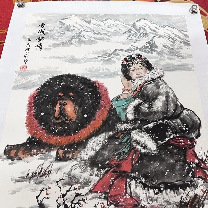 国画书画作品多次