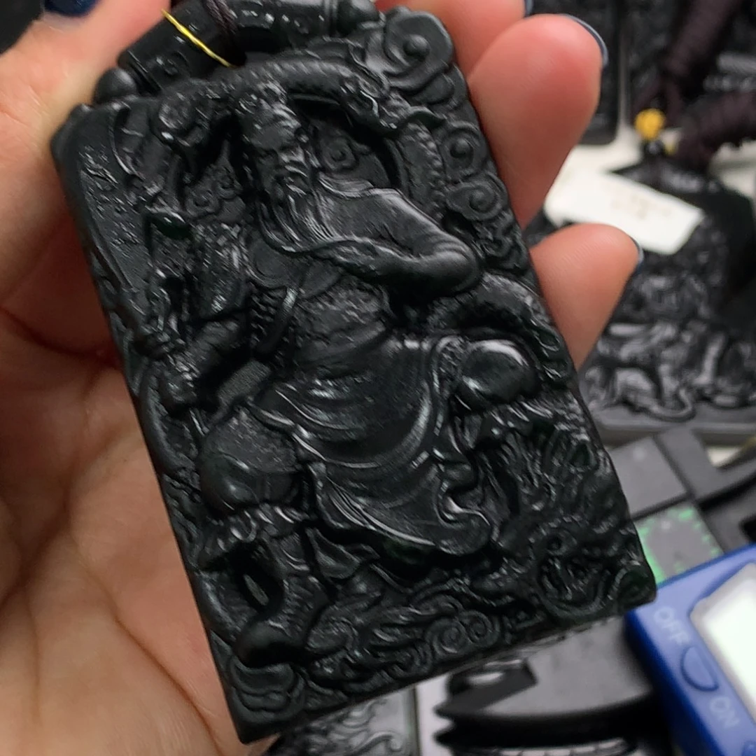 天然a货钢琴黑挂件