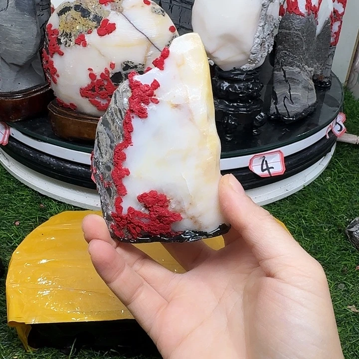 石材用****8灵璧石白灵玉八音磬