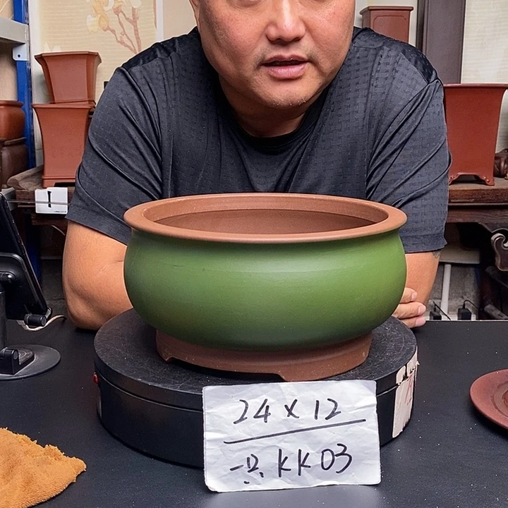 紫砂花盆货号一只KK003