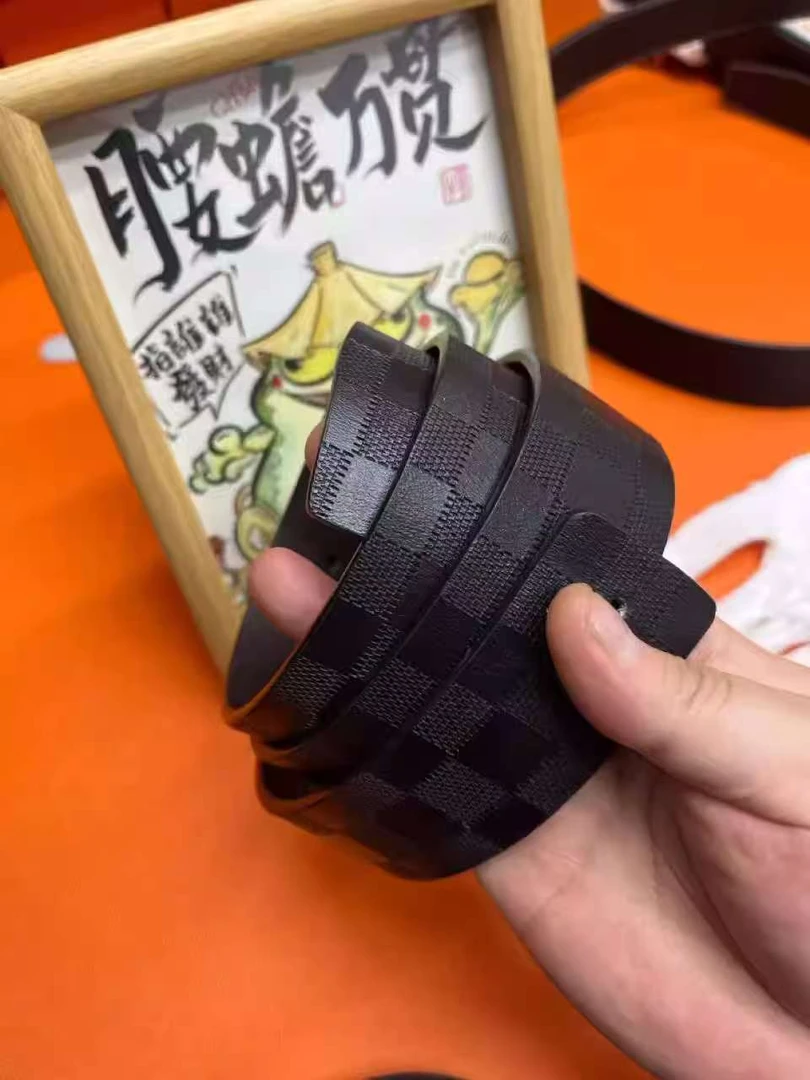 新款高端男士精品牛皮腰带单独带身适用于4.0扣头