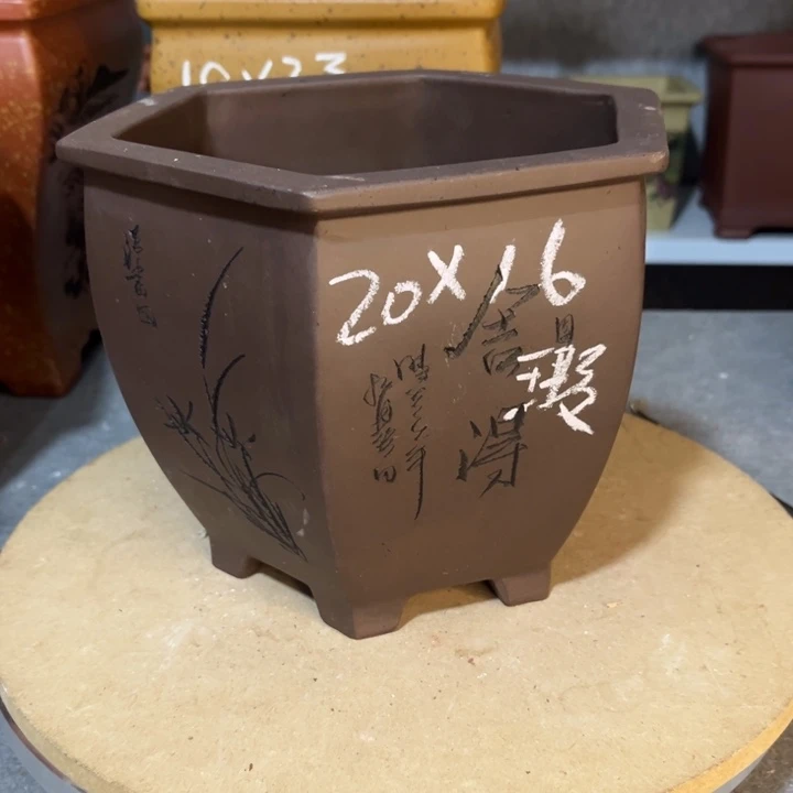 紫砂花盆宜兴紫砂