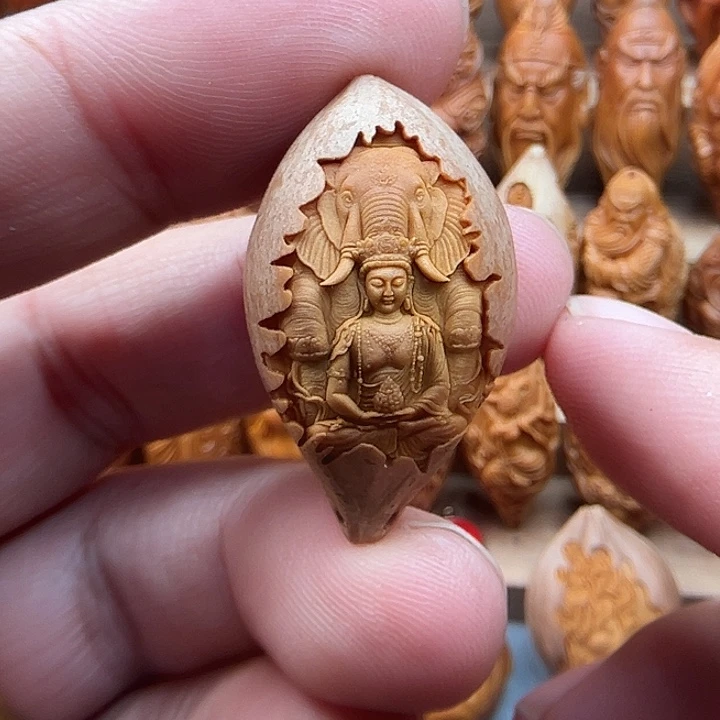 橄榄核吊坠20普贤福利