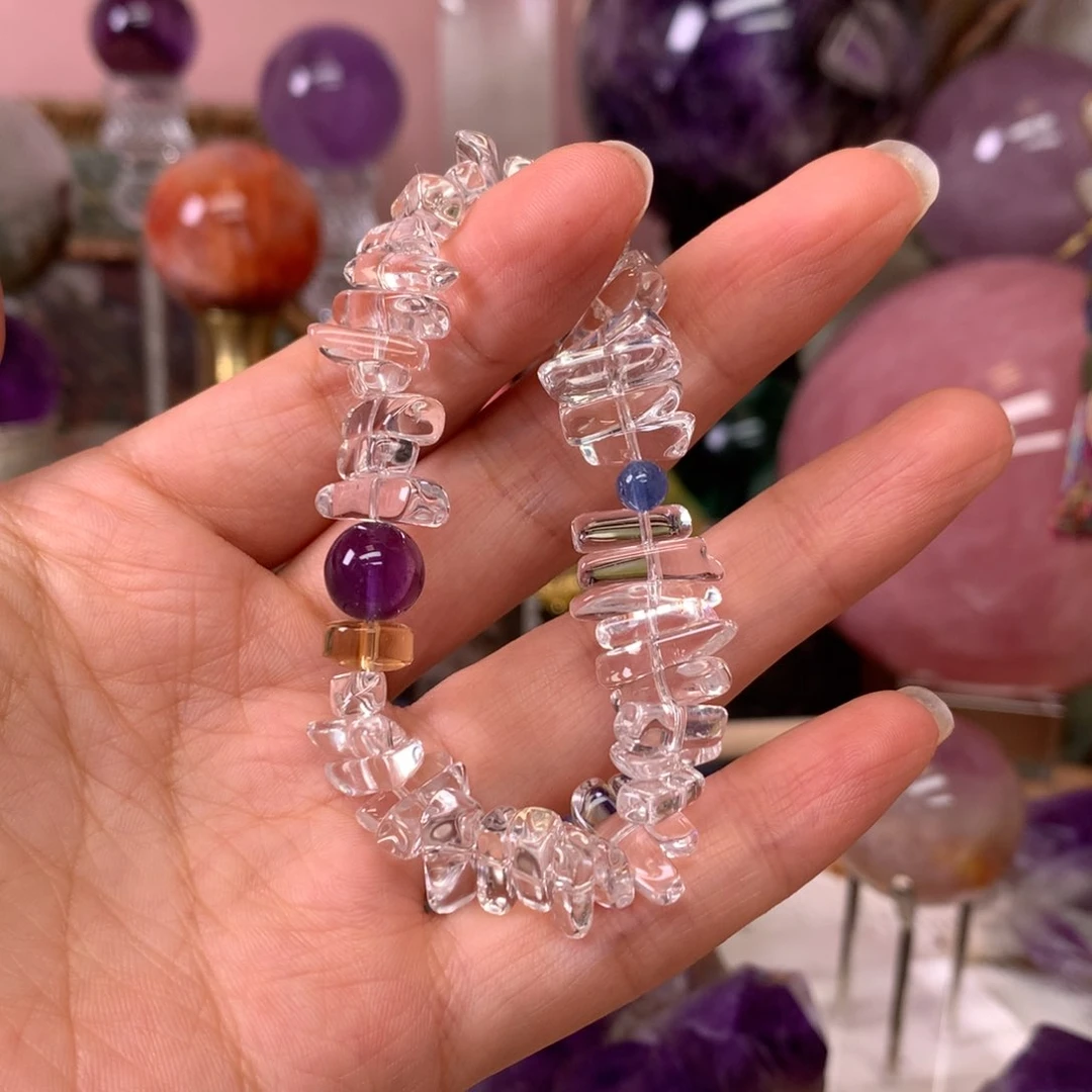 水晶珠宝半成品未镶嵌白水晶