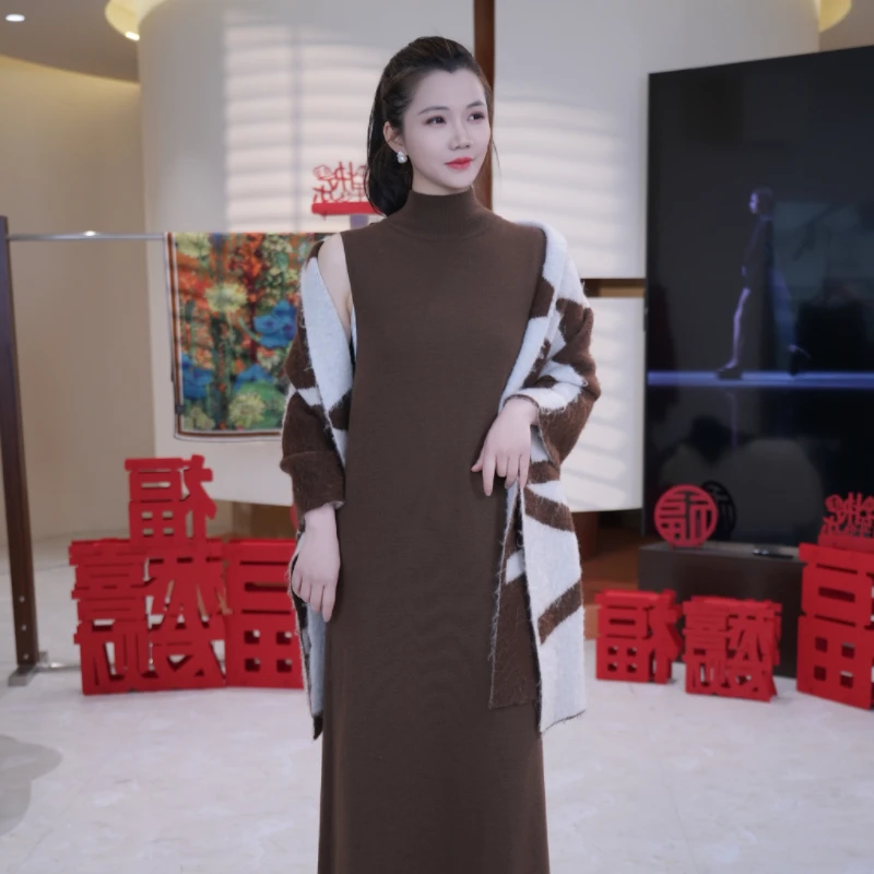 [春风十里]KYLEE春季新款中领连衣裙