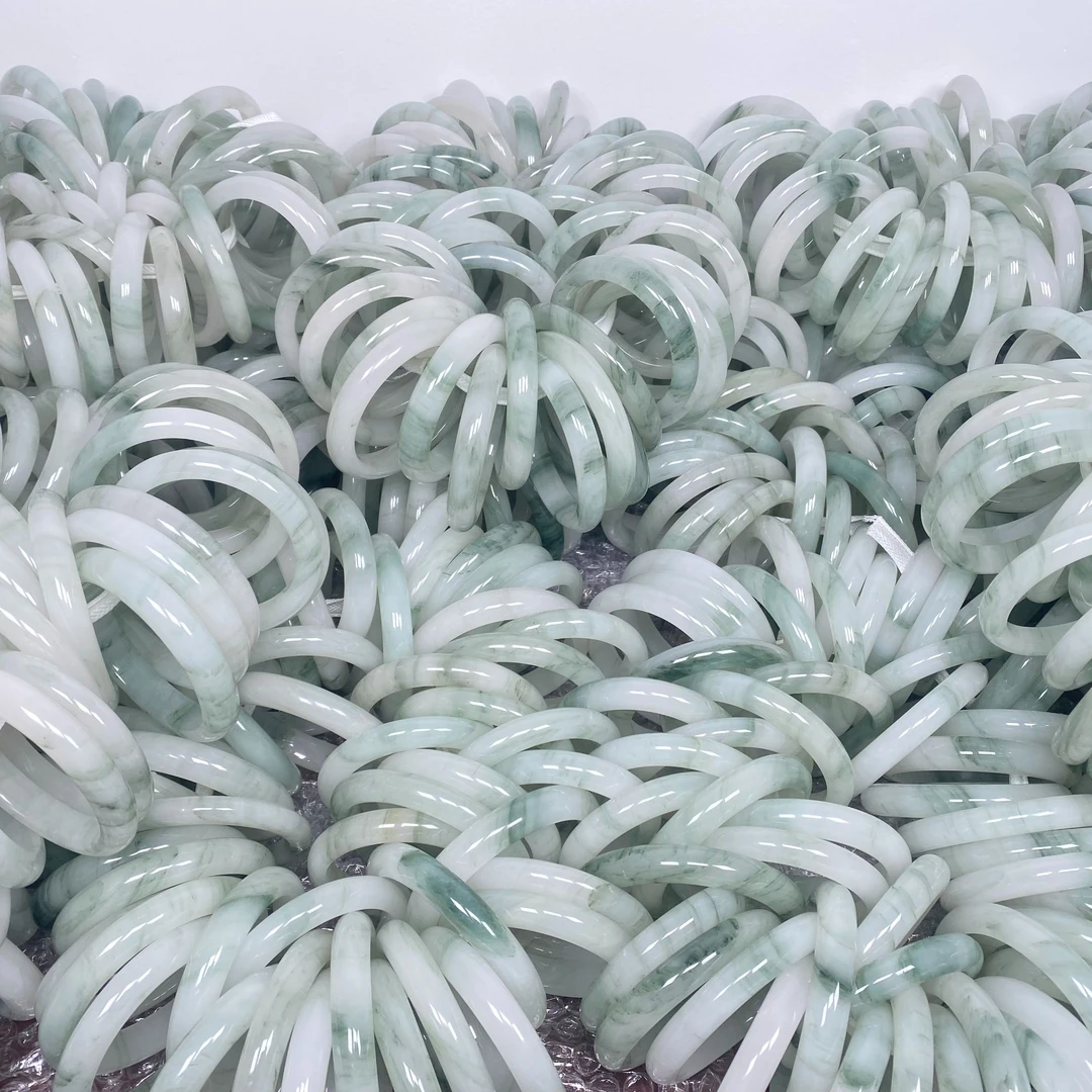 【福利清库存】金丝玉天山翠手镯 雪翠 天然有包容完美者勿拍