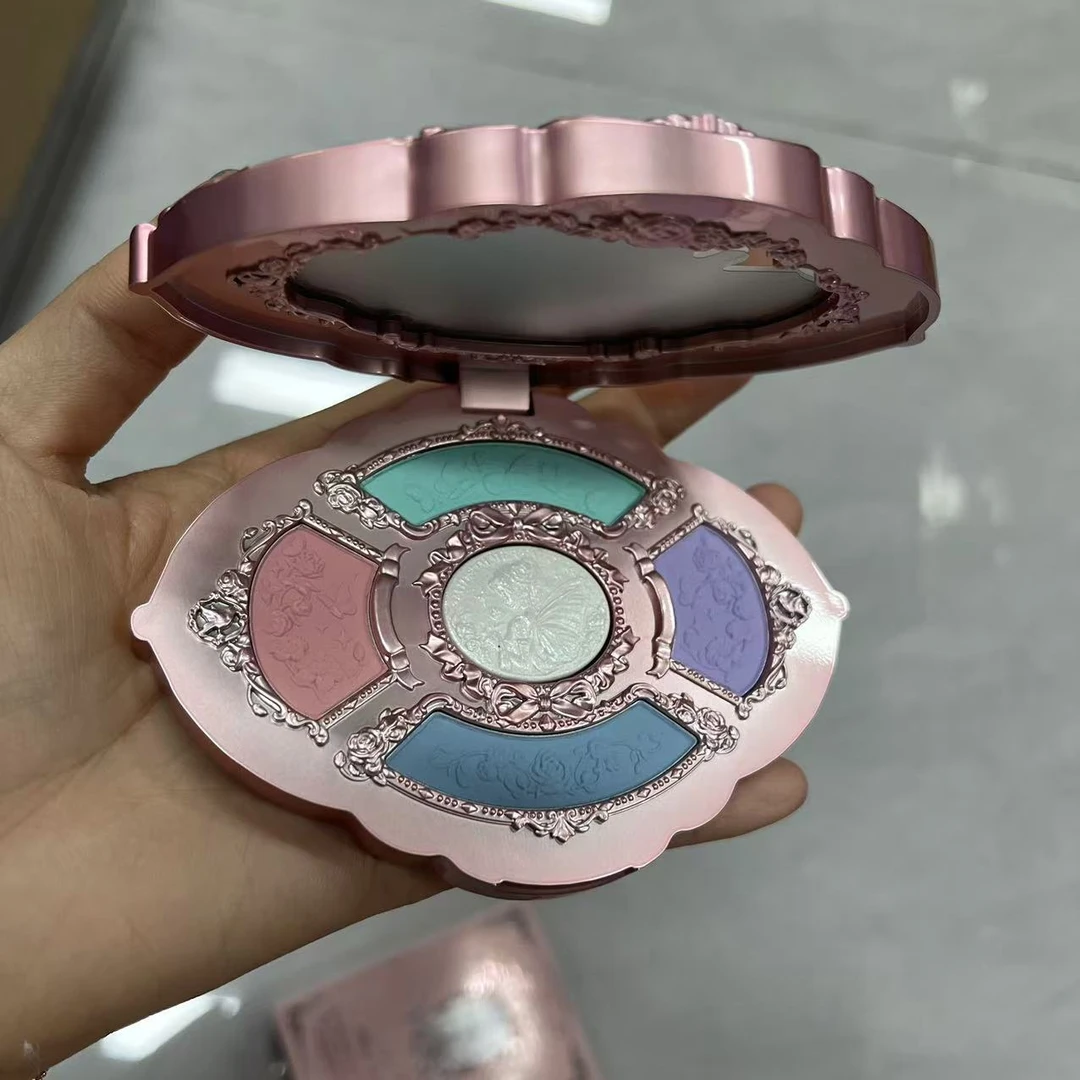 花知晓仲夏夜系列羊绒浮雕五色眼影盘03精灵颂歌