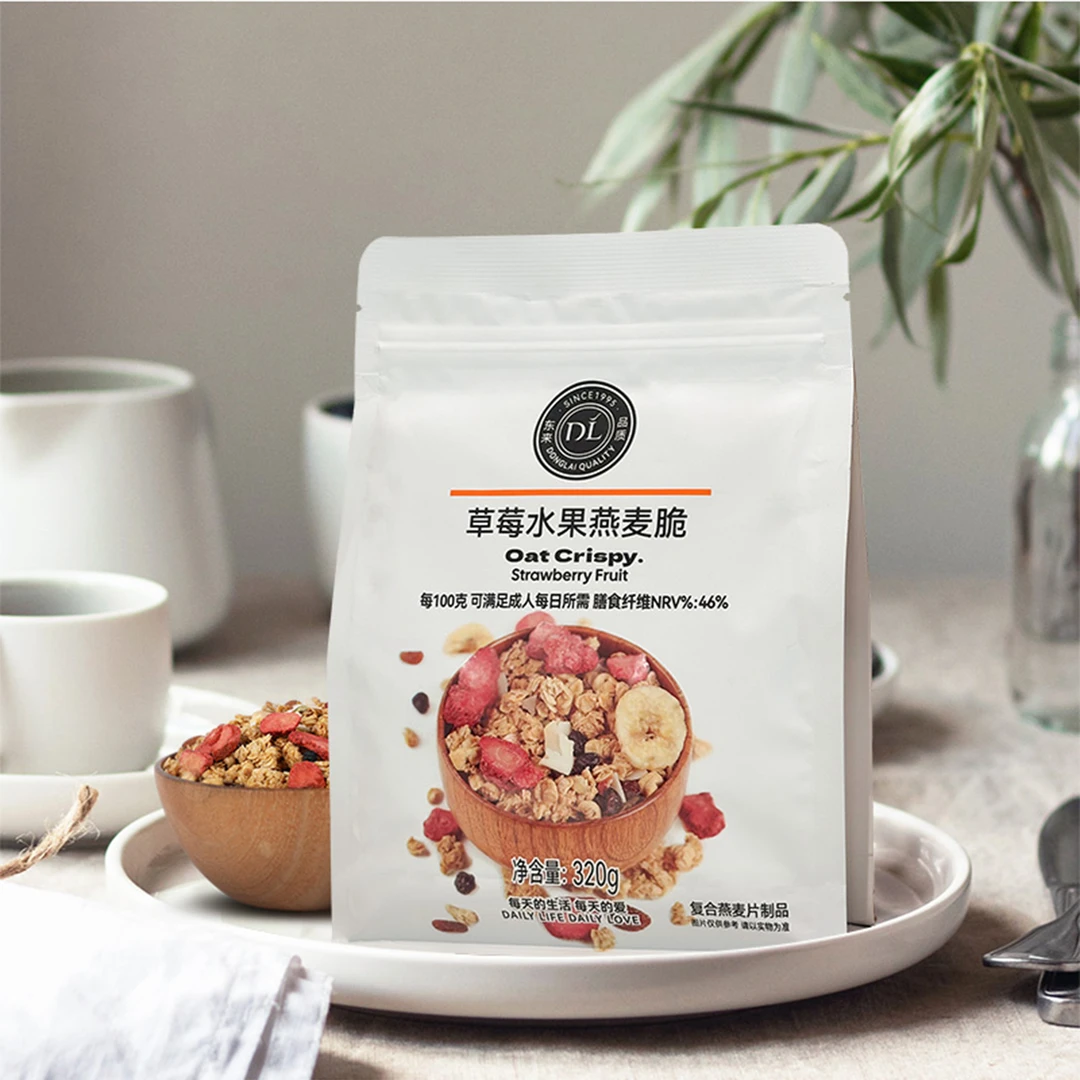 DL/胖东来草莓水果燕麦脆320g*4包