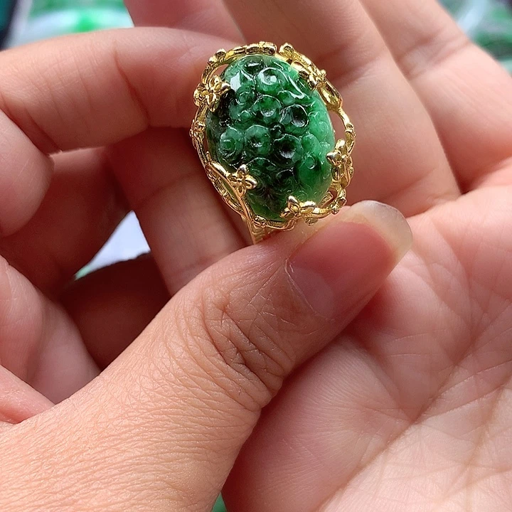 颈饰银S925镶嵌翡翠翡翠