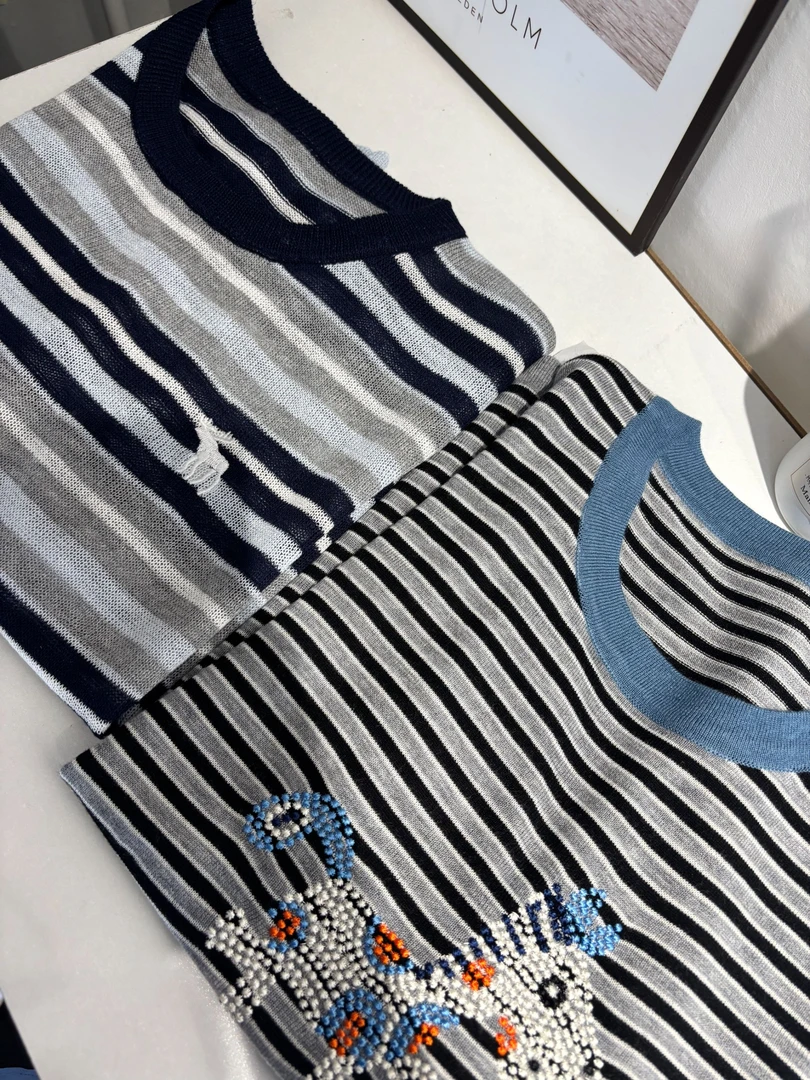 [奕奕推荐]夏季少量   棉麻透气针织短袖