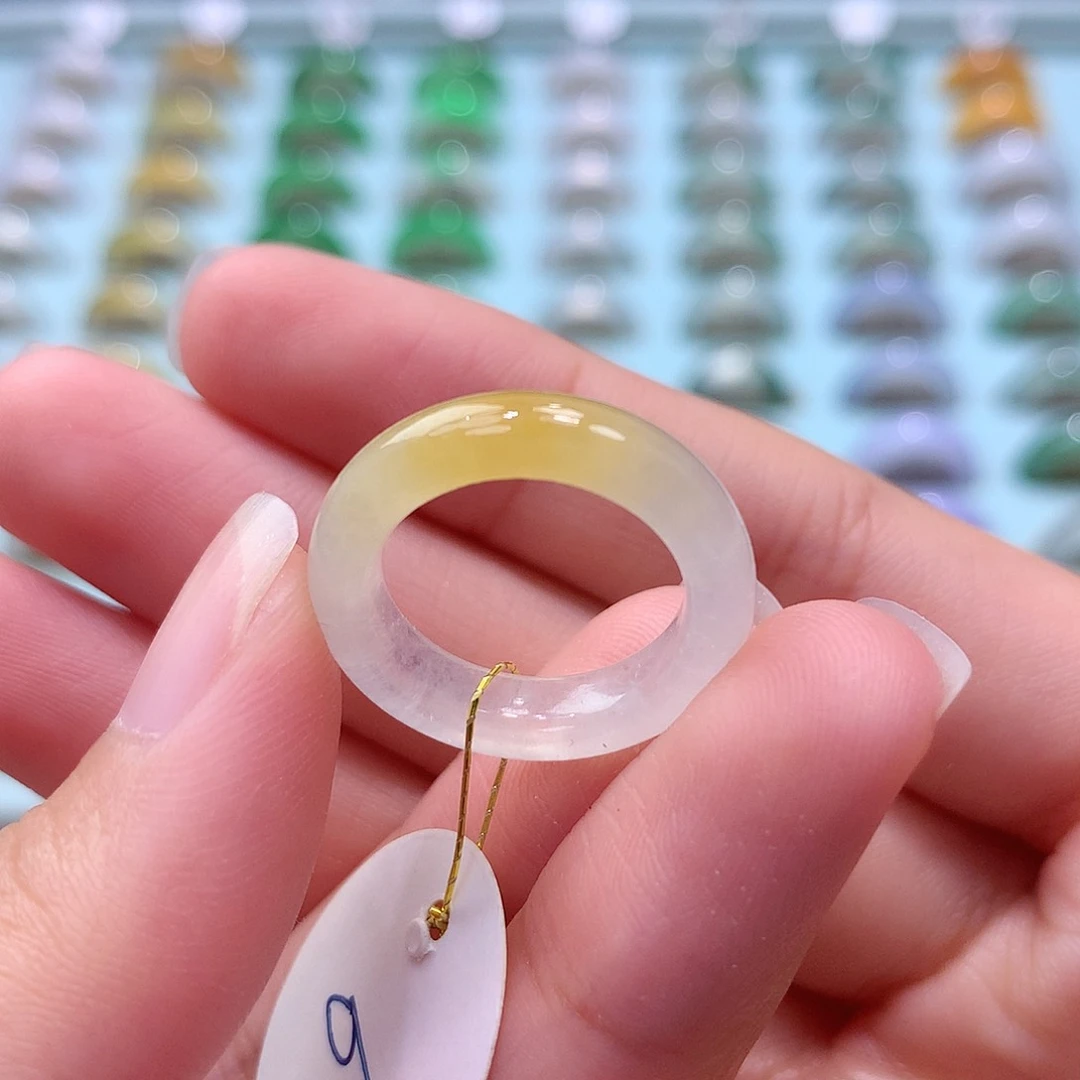 未镶嵌戒指翡翠9圈