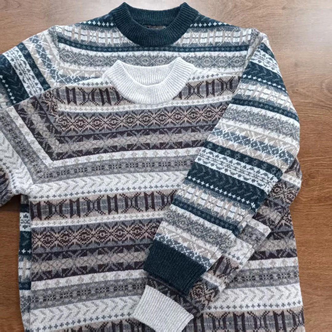 L秋冬套头款厚款时尚上衣圆领加厚（卡码拍小）