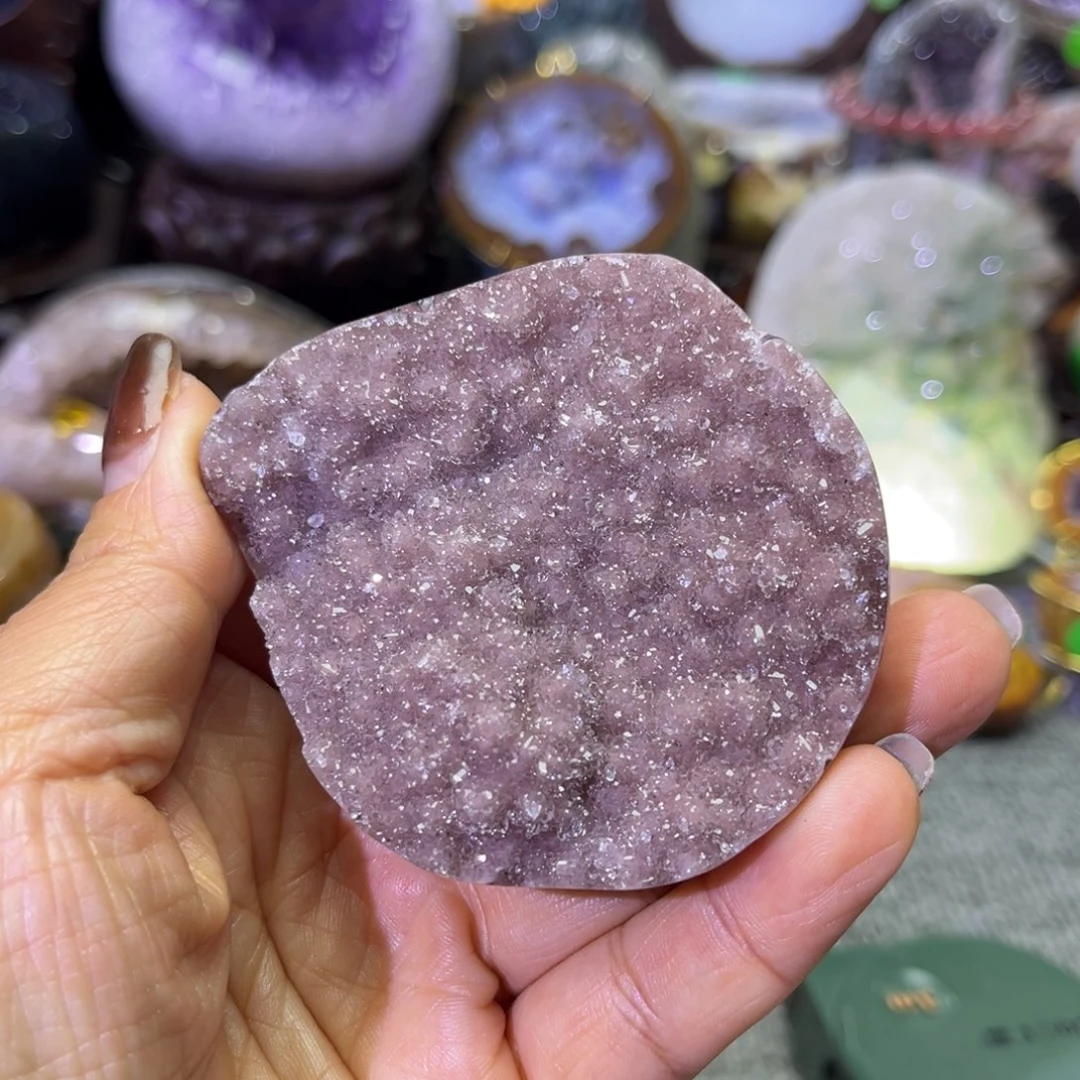 未镶嵌摆件紫晶水晶