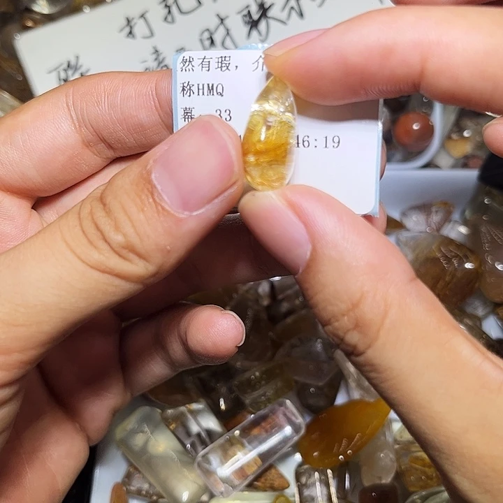 *****烟晶戒指银S925镶嵌