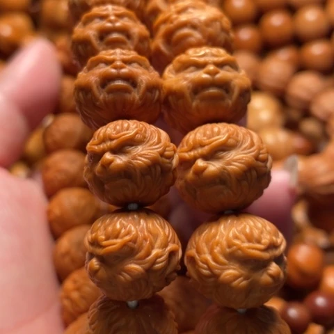 猴头核桃手串林**原悟空