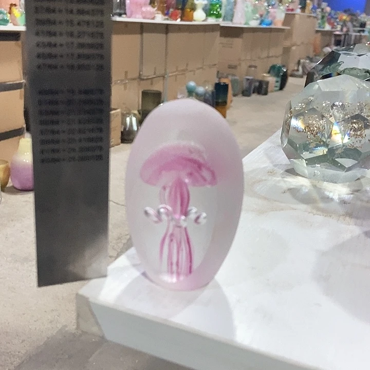 琉璃琉璃花瓶高8口4