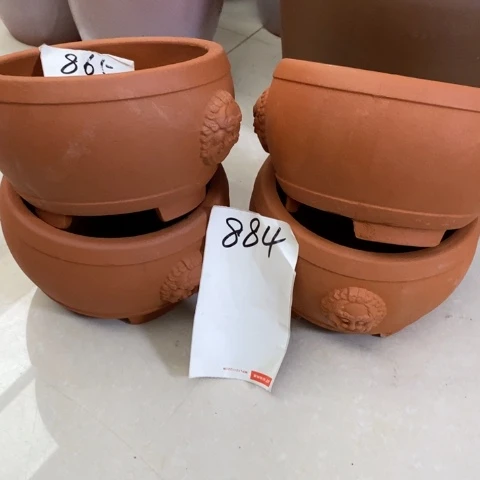 红陶粗陶花盆884