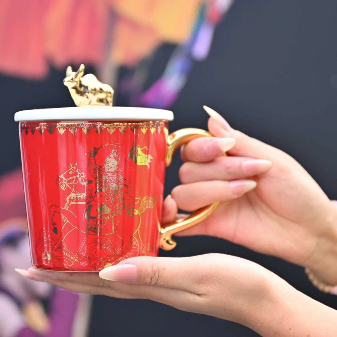 格萨尔文创马克杯。