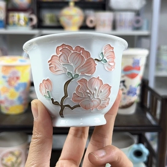 手绘高温釉下彩陶瓷