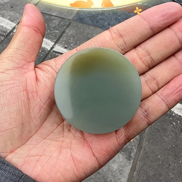 和田玉未镶嵌颈饰新疆且末蓝