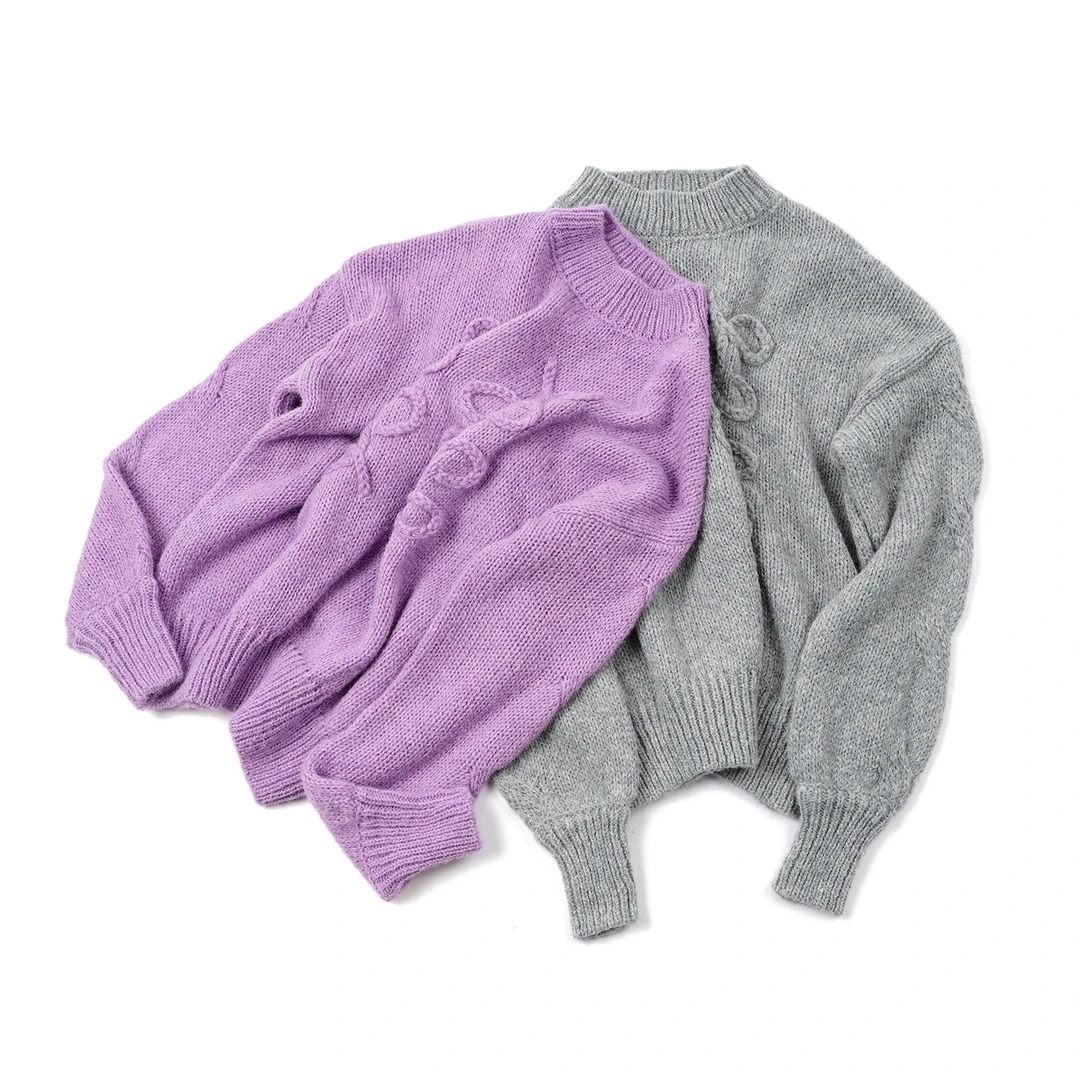 【时尚立体线条毛衣】YS24MY859秋冬休闲新款优雅温柔时尚线条毛衣