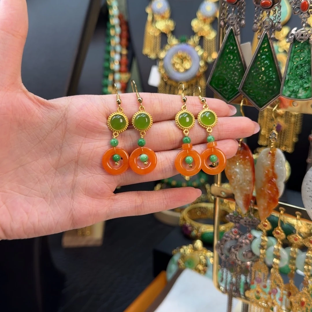 翡翠未镶嵌耳饰福利耳坠（二选一)