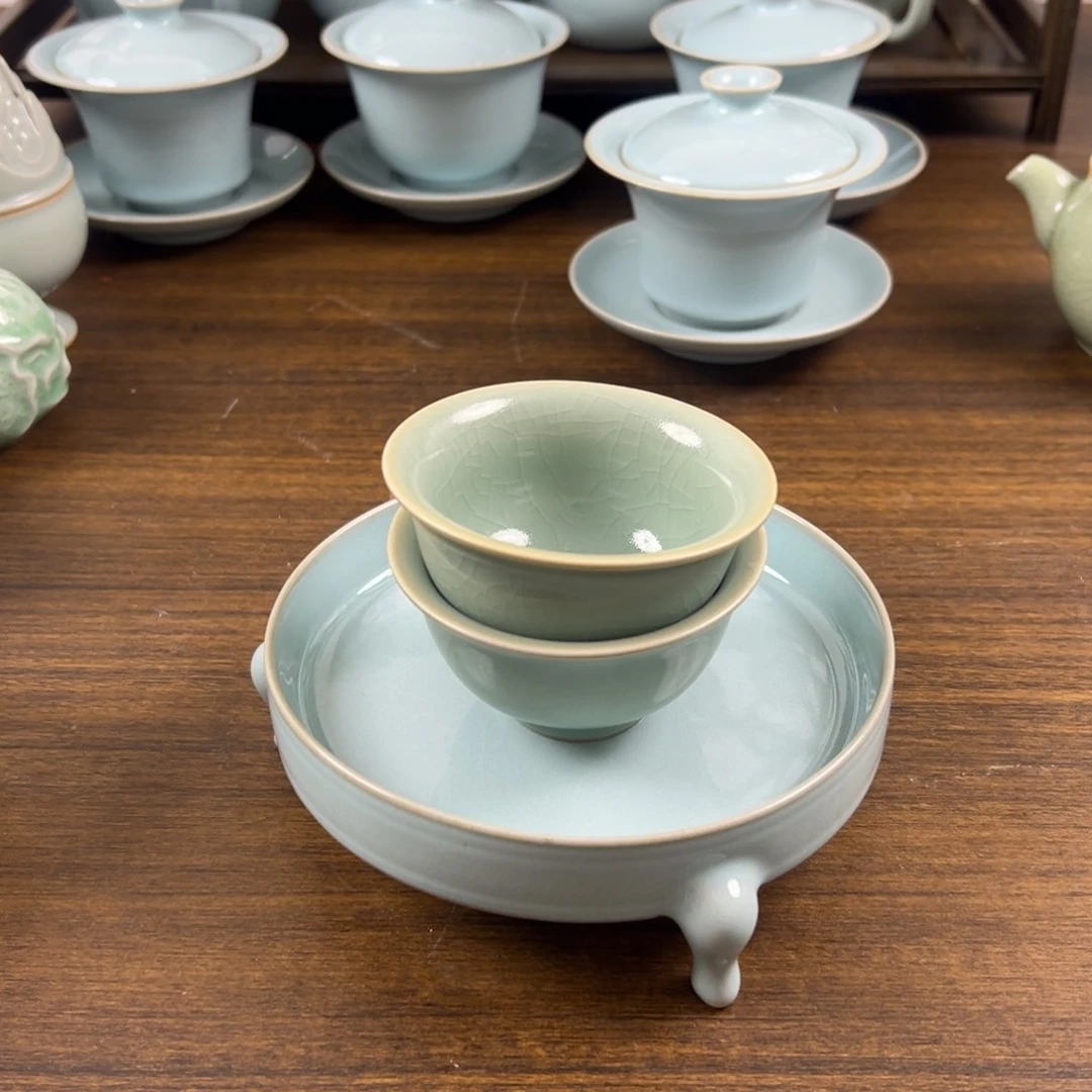 瓷摆件原矿原釉永乐压手杯