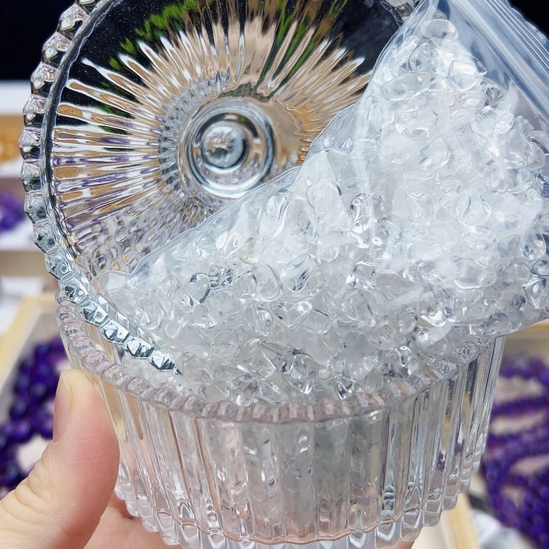 水晶手链未镶嵌消磁石+碗