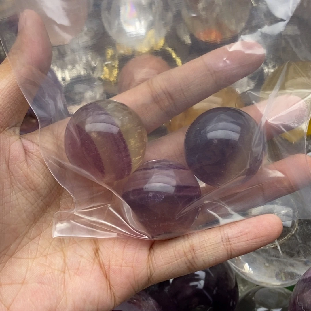 心***心萤石未镶嵌摆件萤石