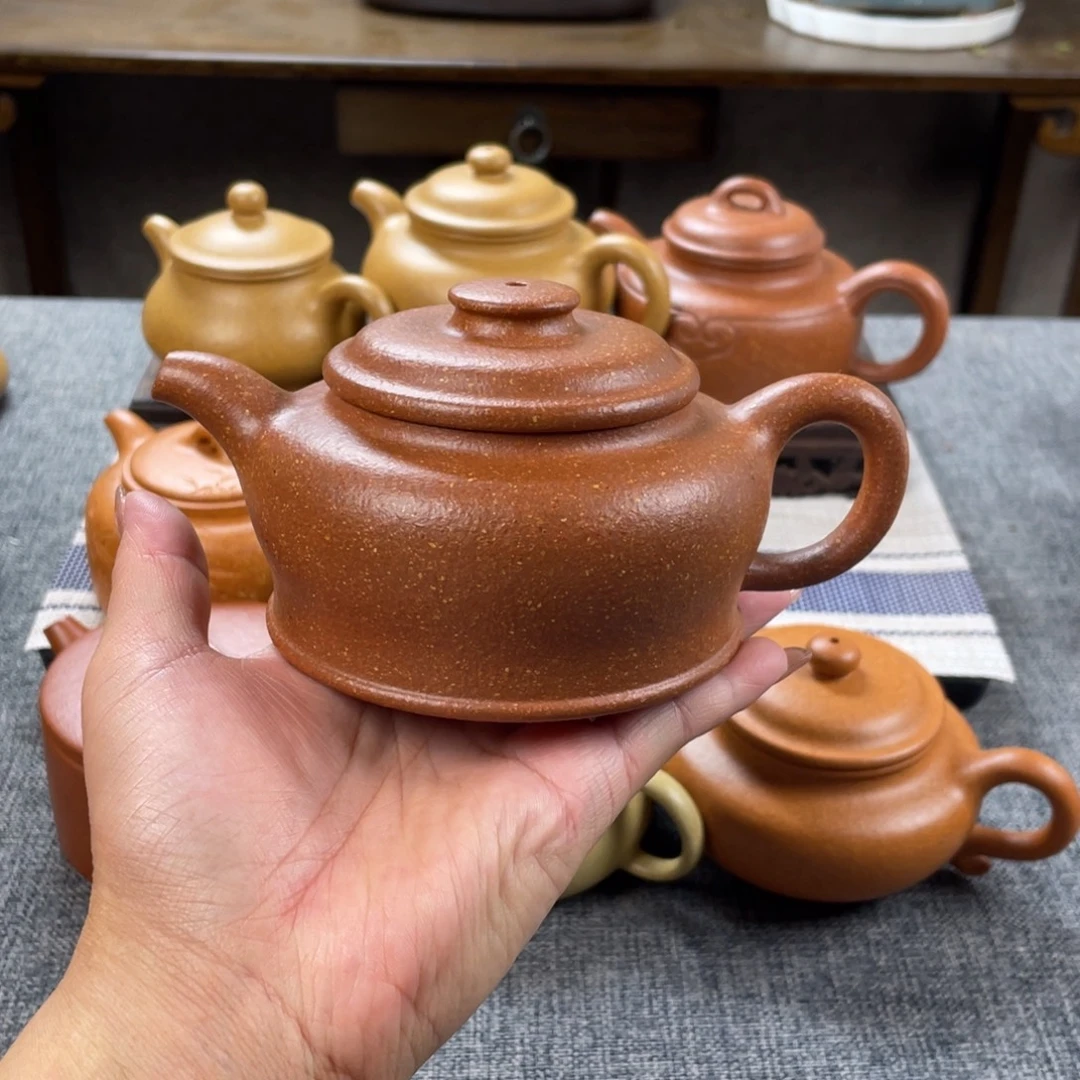 紫砂茶壶忘优全手16目249