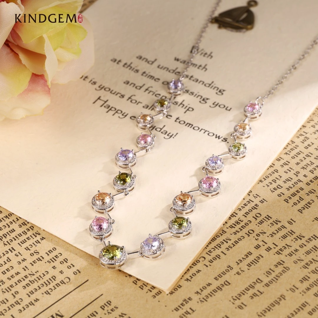 铜合金项链 CZ65XMHC-27741小众轻奢气质百搭高级感女士项链