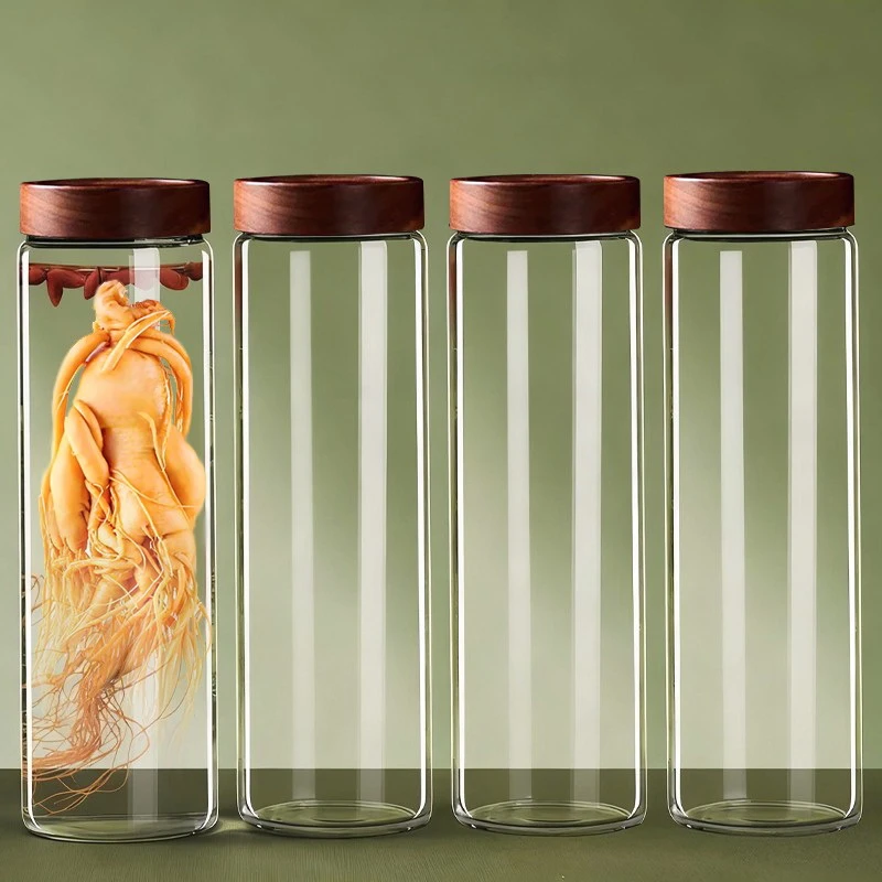 泡酒专用酒瓶空瓶高档加厚密封玻璃容器存酒分装白酒人参药酒瓶子