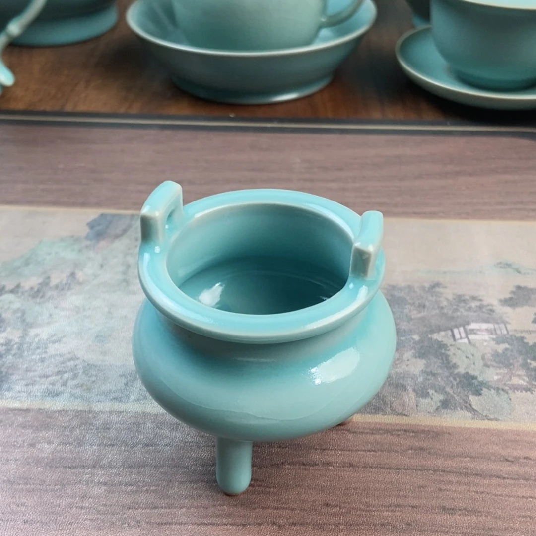 摆件瓷原产地原矿汝瓷～茶器