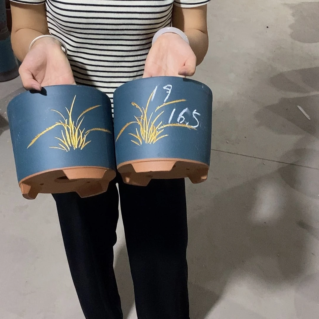 紫砂花盆紫砂花盆