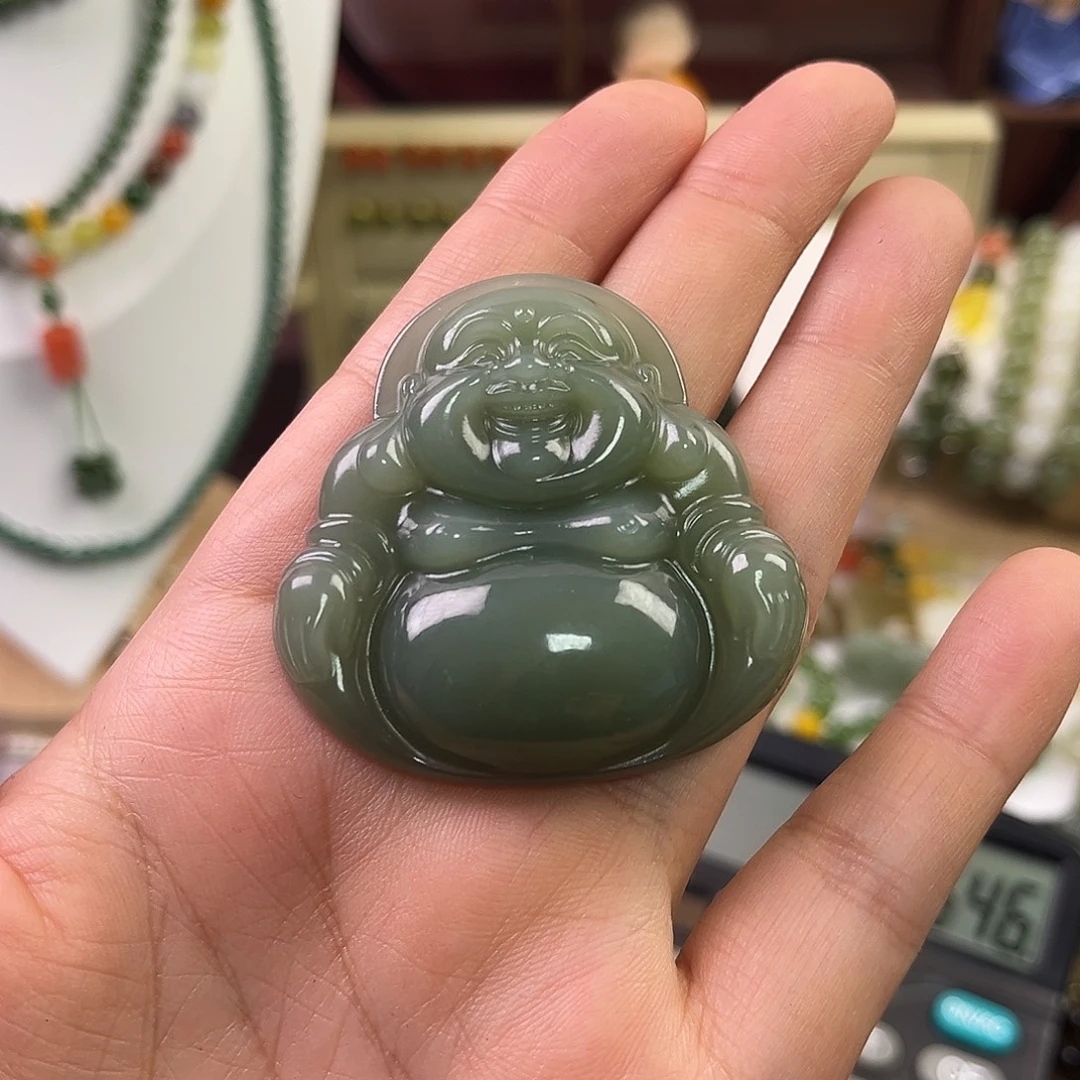 红***军和田玉未镶嵌手链