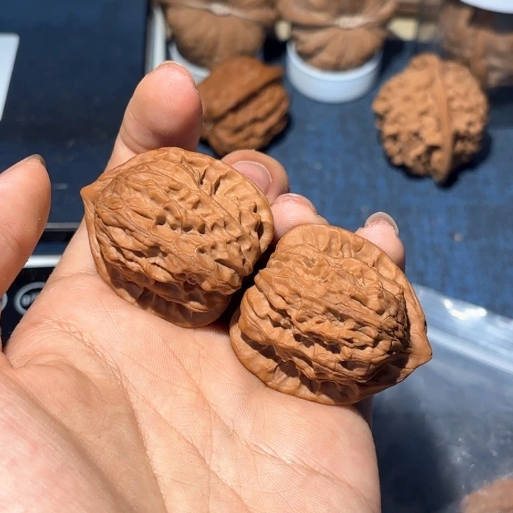用***3文玩核桃吊坠35奶奶庙全品高货
