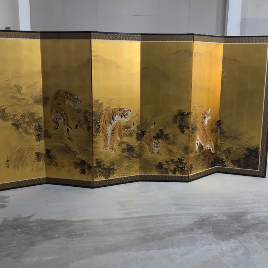 绘画屏风框画油画版画水墨山水画