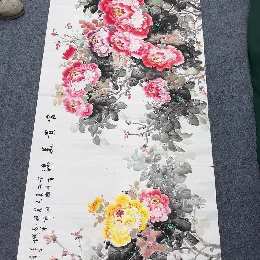国画纯手绘宣纸国画作品