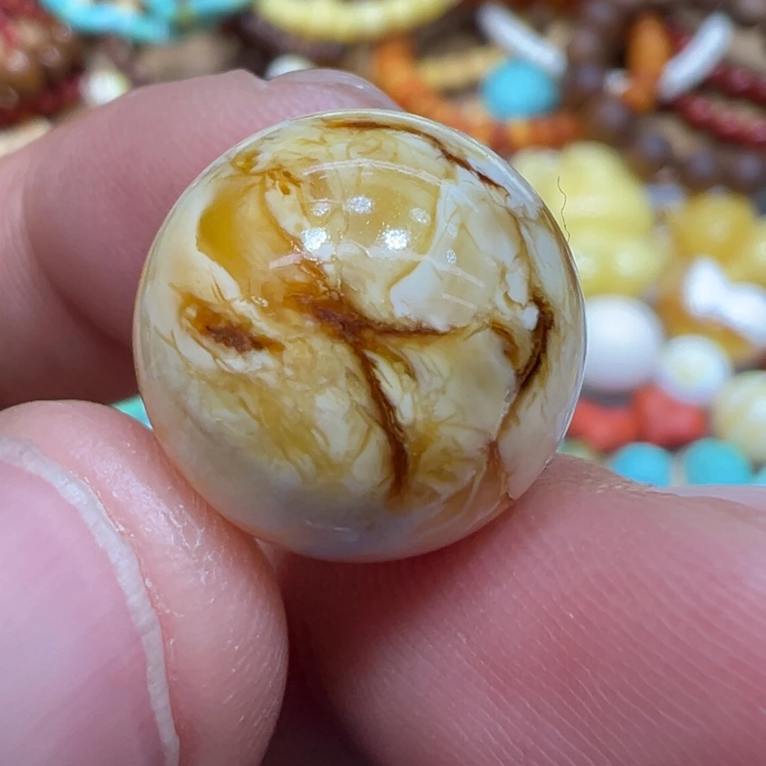 琥珀未镶嵌颈饰尺寸15.5