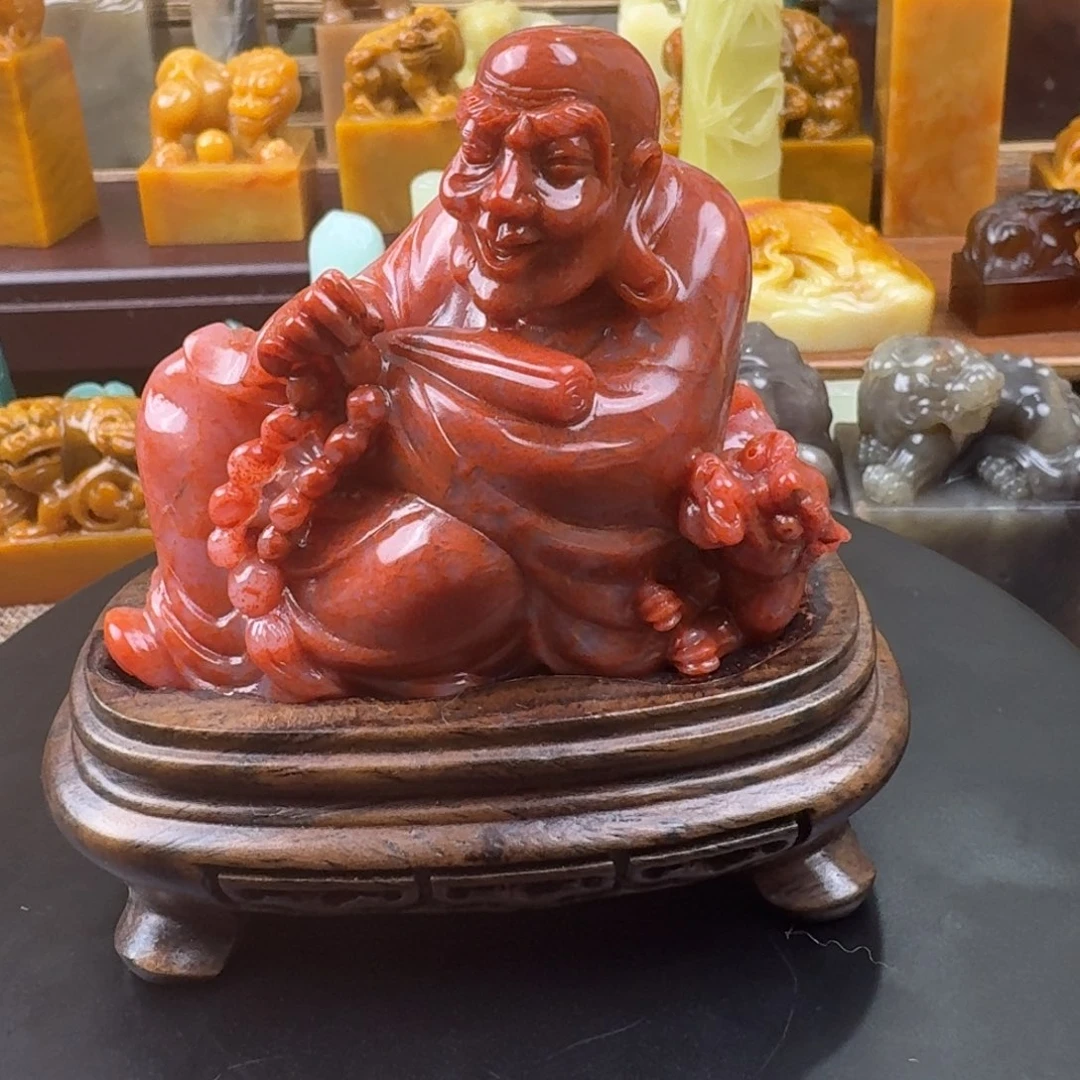 寿山石印石寿山水洞达摩553