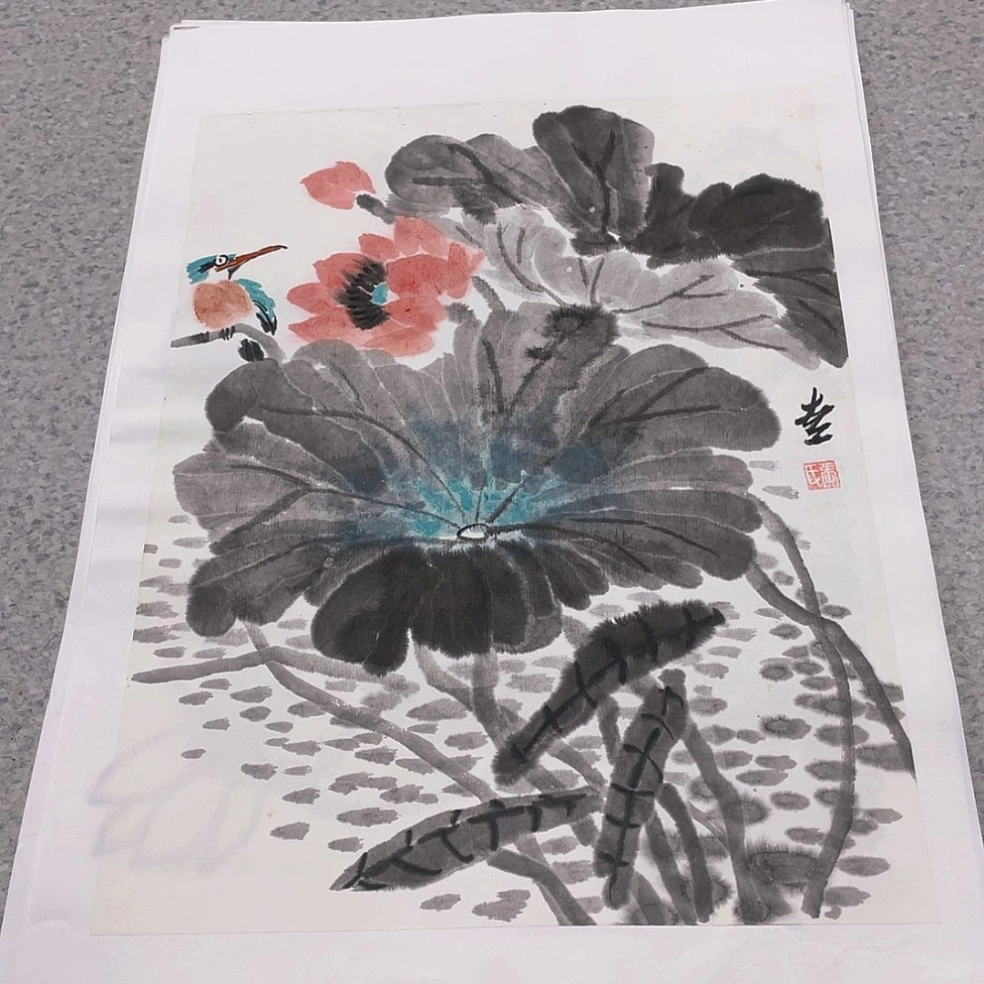 国画1.4平尺国画作品