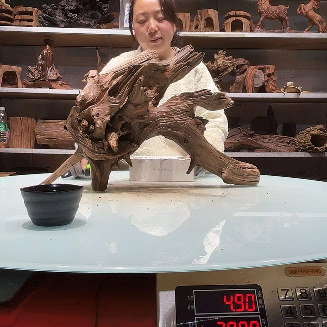 紫砂镂空荧*紫柚沉木2752