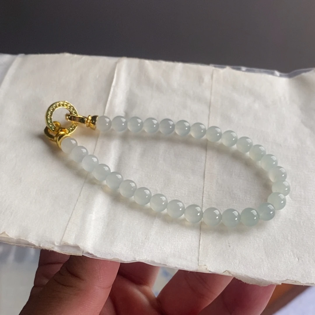 定制翡翠未镶嵌7 缅甸翡翠A货卡6.5