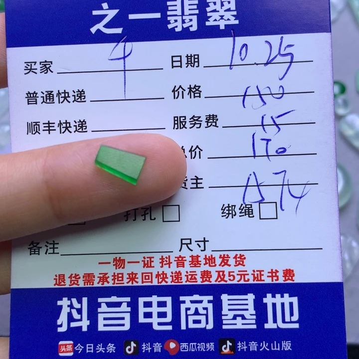 颈饰未镶嵌翡翠千**叶