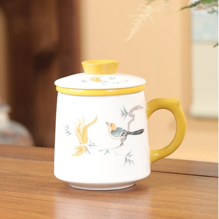 G2748-鸟语花香办公杯