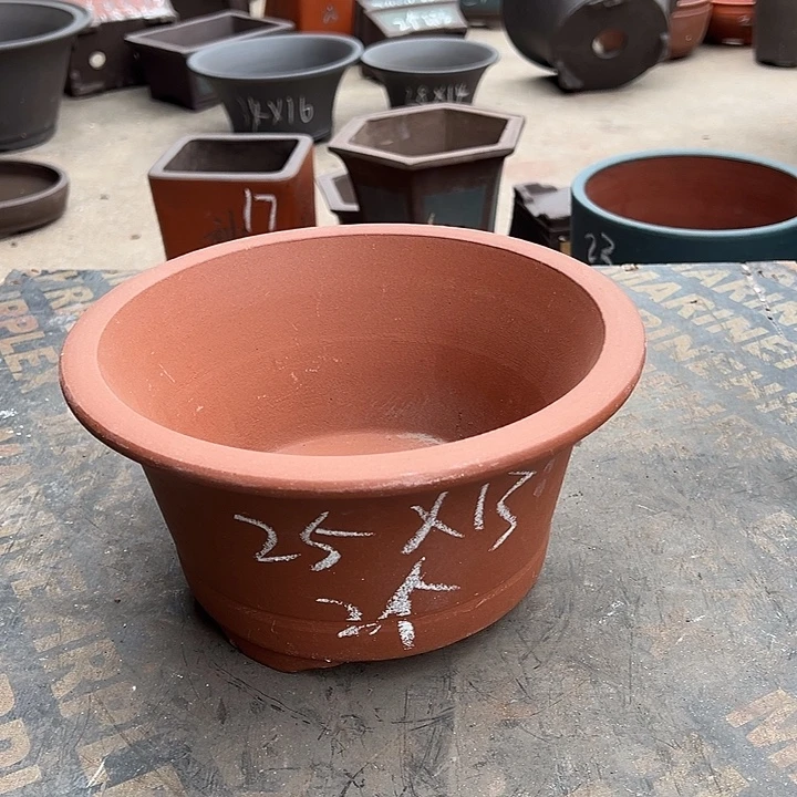 紫砂花盆透气花盆