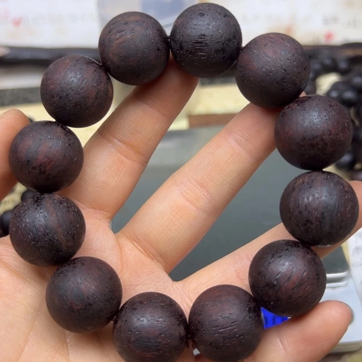 手串/手链降真香降真香20圆珠红黑油结晶