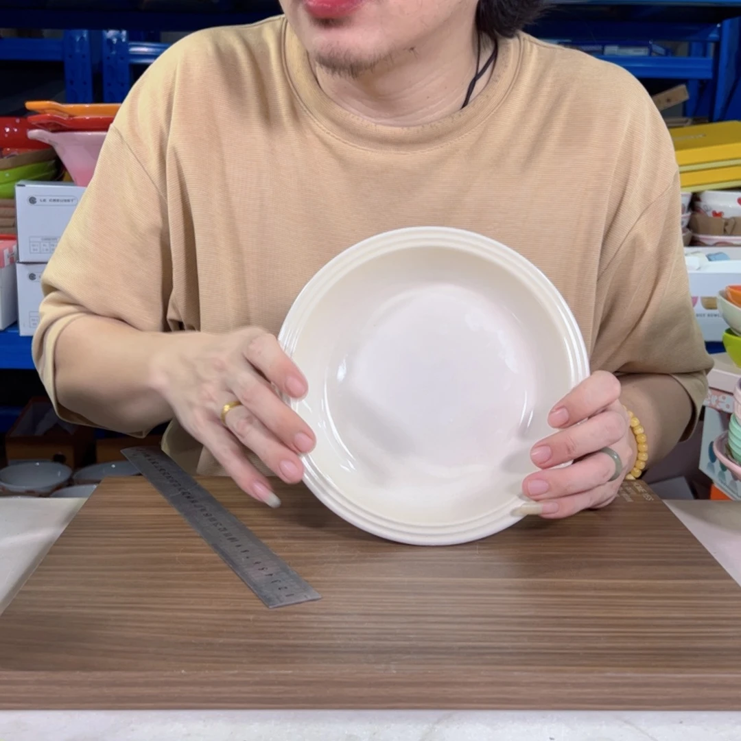 陶瓷米白色大草帽
