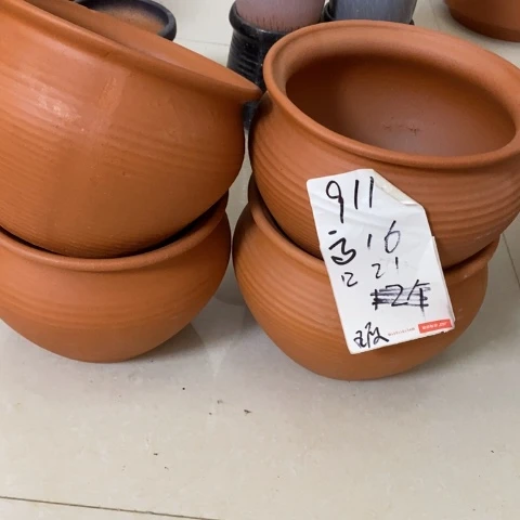 粗陶红陶花盆911