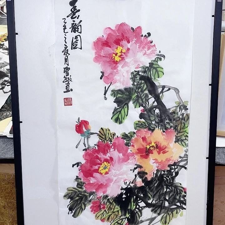 国画张圣敏先生纯手绘作品